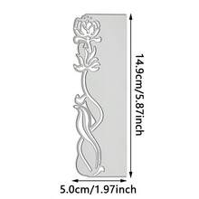 6pcs Metal Flower Cutting Dies, Carbon Steel Cutting Molds For DIY Paper Card Crafts, Scrapbooking, Greeting Cards, Home Decor Projects