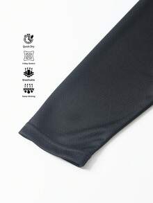 1 Stück Herren Herbst/Winter Sport Sweatshirt, Reflektierende Einfassung, Langarm Lässig Rundhals T-Shirt, Outdoor Fitness Sportbekleidung, Fußball Gittermuster, Polyester Strickstoff - leicht, weich, bequem, zum Schichten geeignet, Gym Training, Outdoor Laufen, Radfahren, Angeln, Basketball und Freizeitbekleidung