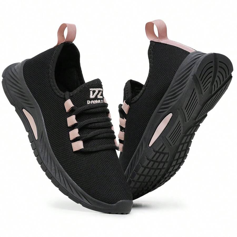 Women's Ultra Light Sport Walking Gym Fitness Running Shoes - 乾枯玫瑰色 - 查看 1