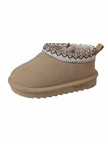 1 Pair Baby Autumn/Winter Snow Boots, Comfortable And Lightweight, Suitable For Indoor And Outdoor Wear - Apricot - View 8