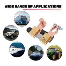 Interruptor de desconexión de batería de automóvil RV de 12-24 V, ampliamente utilizado para baterías de automóviles, vehículos, RV, ATV y marinos. - Dorado - Ver 5