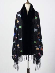 1pc Women's Solid Color Fringe Elegant Soft Lightweight Scarf Shawl For Outdoor Sun Protection