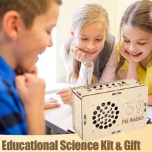 STEM Toys For Ages 6-8-13 Science Kits DIY Radio Crafts For Kids Stocking Stuffers Birthday Gifts For 9 11 12 13 14 15+ Year Old Boys Girls Teens Building Circuit Engineering Electronics Projects,Holiday Gift - default - View 3