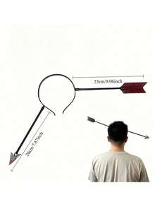 1/4件万圣节头箍见刺刀菜刀剪刀斧头锤仿真穿头吓人菜刀扣恐怖角色扮演道具头箍，万圣节恶作剧拍照道具