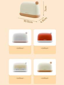 1 pieza Caja de jabón de viaje, Estuche de jabón sellado a prueba de agua, Caja de jabón portátil para viajes - Multicolor - Ver 9