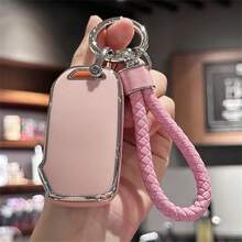 汽车钥匙包保护套适用于起亚 Cerato、Ceed、Forte、NIRO、Sorento、Seltos、Sportage、K5、K3、Cadenza、KX7、KX5、KX3 - 3 键钥匙扣万圣节配件教师节圣诞节礼物创意