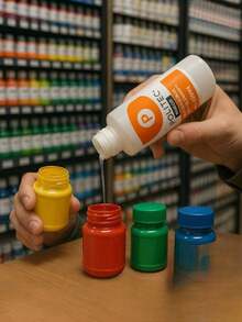 Diluyente para acrilicos marca Politec mantiene brillo adherencia tonalidad formulacion profesional liquido disolvente para pinturas acrilicas secado controlado limpieza pinceles y aerografos envase 120 ml producto pintura suministros artistico calidad taller - diluyente acrilicos politec - Ver 2