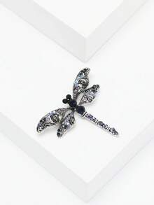 Fashionable Rhinestone Dragonfly Brooch For Women Insect Pin Dress Suit Pin Accessories Party Banquet Gift - Dragonfly Brooch - View 9