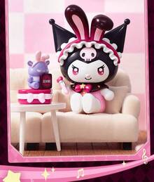 Miniso Figura de juguete de la serie Idol Sparkling de Sanrio Kuromi, lindo decorativo de escritorio y regalo coleccionable - Multicolor - Ver 7
