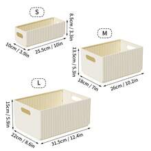WORTHBUY 1/2/3件装多功能橱柜收纳盒，大容量透明塑料橱柜整理篮，可折叠拉出式储物箱，适用于零食、饮料和杂物，方便携带，节省空间，适合成人和学生在家、宿舍、厨房、办公室和户外野餐使用。