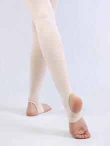 Convertible Ballet Tights With Foot Openings - Soft, Stretchy & Perfect For Dance, Ballet & Point Work