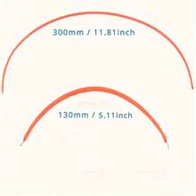 6pcs LED Flexible Filament Strips, 130mm/300mm Size Options, Red Light, Warm Color Temperature, DIY Design, DC3V Power Supply (Battery Not Included), Essential For Birthday Party, Christmas Holiday Atmosphere!