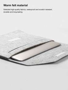 13-Inch Apple Laptop Felt Sleeve + Power Adapter Bag Set, Scratch-Resistant Laptop Inner Sleeve, Lightweight And Portable Laptop Carrying Bag, Laptop Protective Case - Multicolor - View 5