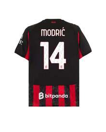 Jersey AC Milan 2025-26 Personalizado # 14 MODRIC - Rojo - Ver 2