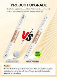 Rikuaild 1pc Eyelash Adhesive, 2-In-1 Eyelash Glue, Cluster False Eyelash Extension Waterproof Makeup Glue Tool, Makeup Tool Eyelash Glue, Eyelash Glue, DIY Eyelash Extension Makeup Tool - Multicolor - View 3