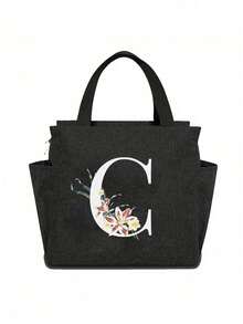 1 buc Geantă termică cu buzunar dublu Geantă de prânz cu capacitate mare, cu imprimeu de floarea-soarelui, pentru studenți, geantă termică pentru mese, geantă termică portabilă pentru picnic, geantă de prânz termică pentru birou, geantă de prânz școlară, geantă de prânz izolată pentru cutie de prânz, recipient pentru prânz pentru serviciu, birou, vacanță, pentru bărbați, pentru femei, pentru camping, cutie de prânz școlară, geantă de prânz multifuncțională pentru femei, cutie de prânz pentru școală, geantă impermeabilă pentru călătorii