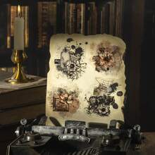 10 coli/autocolante pentru pungă, acele vremuri vechi, autocolante de fundal cu cerneală vintage, accesorii pentru albume, accesorii pentru caiete, rame foto decorative, huse pentru computer și telefon, pahare cu apă, reviste de gunoi, penare, autocolante decorative pentru birou, autocolante pentru sezonul de întoarcere la școală, rechizite școlare