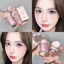 SHAQINUO Rubor líquido ligero, hidratante y de textura fina, de larga duración, fácil de aplicar, con un color vibrante, acabado uniforme y transparente, crea un aspecto radiante y saludable