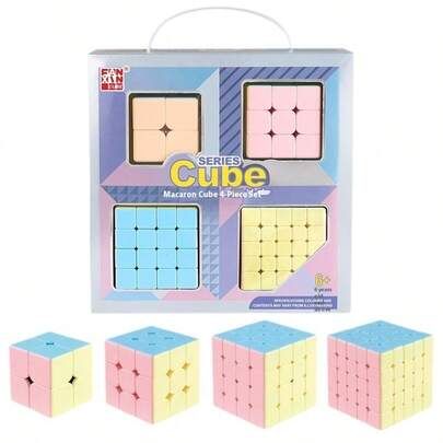 1 件 2025 新款 Panxin 马卡龙 2x2x2 魔方，3x3x3 金字塔拼图，益智玩具，生日、男孩、女孩、万圣节、圣诞节的完美礼物