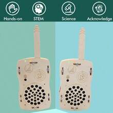 STEM Toys Crafts Kits For Boys Girls Age 5-7 8-13 8-10-12-14 Science DIY Building Kits Kids Activities Walkie Talkies Birthday Gifts For 6 7 8 9 10 11 12 13 14+ Years Old Boys Teens Gift Ideas,Holiday Gift - default - View 3