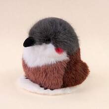 Cute Realistic Plush Bird Doll Desk Companion Doll, Home Living Room Bedroom Study Desk Companion Stuffed Doll, Macaw, Kiwi, Owl, Flying Bird Figurine, Children's Birthday Gift, New Year Gift - 12cm - View 7