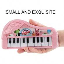 [ Bàn phím điện tử mini ] Bàn phím điện tử mini 13 phím, nhạc cụ cầm tay giáo dục, Đàn piano analog, Đồ chơi bàn phím nhạc, Bàn phím điện tử chân thực dành cho thanh thiếu niên, Âm nhạc, Đồ chơi cho bé trai và bé gái, Quà tặng ngày lễ, Trẻ em, Phụ kiện đàn piano - Nhiều màu - Xem 4