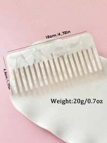 1pc Personalized Elegant Ladies' Vintage Acetate Comb (With Custom Name Text), 3D Text Craftsmanship – This Unique Hair Accessory For Women Is An Excellent Gift For Her, Suitable For Birthdays And Ideal For Gifting To Bridesmaids, Brides, Mothers, Teachers, And Friends. It Also Makes A Great Christmas Gift. - Pink - View 10