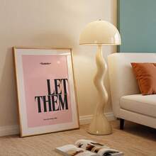 1 件无框黑色和粉色“Let Them”波普艺术印刷品，女孩房间的极简主义艺术海报，赋权墙面装饰，少女宿舍房间美学，卧室、客厅、宿舍的粉色房间装饰 | 房间装饰海报，Funkyposters，Laufey，音乐海报，墙面印刷品，宿舍必需品 - 粉色 - 查看 3