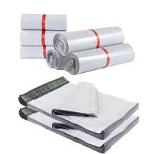 10/20/30/50/100 件白色聚乙烯邮寄袋，用于服装的运输袋，自封运输信封，邮寄信封，邮寄聚乙烯袋，适用于小型企业、精品店 - 彩色 - 查看 1