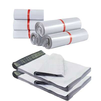 10/20/30/50/100Pcs White Poly Mailers, Shipping Bags For Clothing Self-Seal Shipping Envelopes, Mailing Envelopes, Mailers Poly Bags For Small Business, Boutique