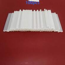 10 piezas/30 piezas/50 piezas/100 piezas Barras de pegamento termofusible transparentes, adhesivo para manualidades DIY, adecuado para pistola de pegamento, uso en oficina y hogar, barras de pegamento termofusible industrial