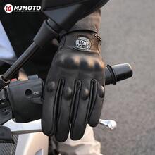 MJMOTO Găng tay lái xe máy nữ mùa hè, găng tay kín ngón, găng tay xe mô tô màu hồng, thiết bị xe mô tô địa hình có màn hình cảm ứng, cỡ S-XL. - A - Xem 3