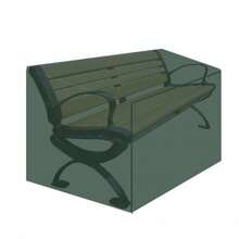 Copertura per panca a 3 posti, copertura impermeabile per panca da giardino per uso esterno, copertura protettiva in tessuto Oxford 210D, copertura per mobili