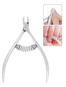 1pc Professional Stainless Steel Silver Nail, Toenail, Callus Trimmer - Nail Clipper & Callus Remover Tool For Nail And Toenail Care