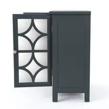 Double Door Bedroom Cabinets, Charcoal Grey Mirrored Dressers, Girls Room Decor, And Farmhouse Style Modern Furniture Perfect For Hallway And Living Room Storage.
