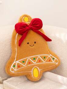 1 Stück Weihnachtsfamilien Weihnachtsbaum Deko, Lebkuchenmann & Haus Dekorative Zierkissen