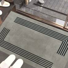 HECHO EN TURQUÍA. Alfombra turca antideslizante con estampado digital Pearl – AL4010. Suave al tacto, lavable y con reverso de fieltro antideslizante. Moderna alfombra decorativa, ideal para salón, dormitorio, baño, pasillo o entrada. Disponible en 5 tamaños (40*60, 50*120, 50*160, 50*80, 60*100 cm). Secado rápido, muy absorbente, diseño suave y cómodo. Apta para uso en interiores y exteriores.