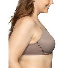 Vanity Fair Women's Full Figure Beauty Back Smoothing Bra, 4 Way Stretch Fabric, Lightly Lined Cups Up To H - 鋼圈-胡桃木 - 查看 3