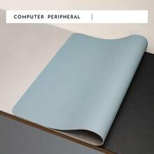 1 Stück beidseitig großer Büro-Schreibtisch Schutzmatte aus PU-Leder, wasserdicht, Mauspad, Tastatur-Tischauflage, Computerzubehör