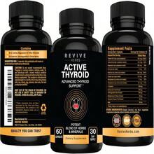 Revive Herbs Thyroid Support: Powerful Blend Of Ashwagandha, Iodine, Selenium, Magnesium, Zinc, Vitamin B12 &Amp; More For Optimal Health - 60 Capsules - Flavor NameA - 查看 5