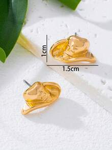 1 Đôi bông tai mũ cao bồi miền Tây thanh lịch, bông tai thời trang và đa năng dành cho nữ - Hoa tai mũ - Xem 3