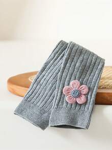 6 Pairs Girls Floral Tights, Cute & Sweet, Suitable For Spring, Autumn, All Seasons, Matching School Uniforms - Multicolor - View 7