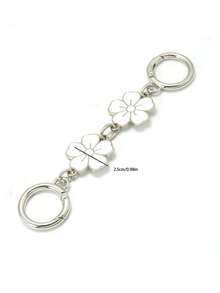 櫻花圖案包鏈升降鏈換肩帶。櫻花造型扣式包鏈包肩帶包配件包擴展鏈用於手拿包和錢包制作吊墜包配件替換零件 - 白色 - 查看 19