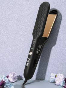 CRASTS Professional Straightening & Curling Iron, Dual-Use Salon Hair Styling Tool, Straightener With Display Screen, Non-Damaging Flat Iron For Bangs And Inward Curls