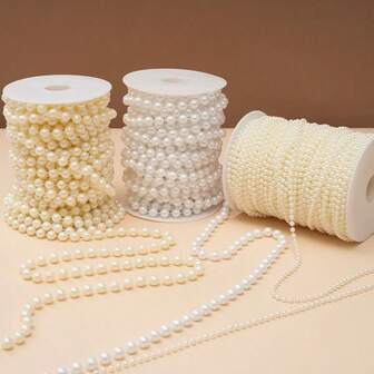 珍珠串，珍珠链，DIY珠宝制作材料，项链装饰，婚礼场景装饰