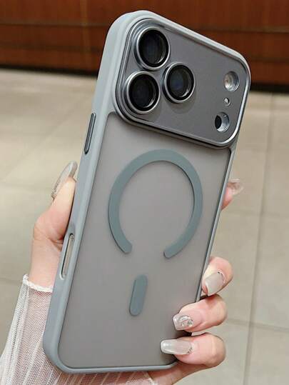 1pc Luxury Minimalist Business Matte Clear Skin Feel Phone Case Compatible With IPhone 17 AIR 16 15 14 13 12 11 Pro Max Plus Soft TPU Back Cover