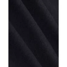 DERNM Men's Cotton Casual T-Shirt - Short Sleeve, Round Neck, Summer Fashion With Letter Print, Machine Washable, DERNM - màu đen - Xem 5