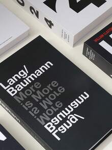 3Pcs Minimalist Faux Book Set, Black White Decorative Books For Home Decor, Hotel Villa Bookshelf Desk Display Prop - Multicolor - View 5