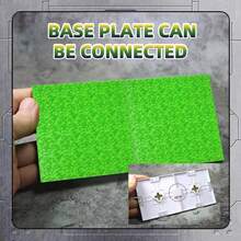Tablero magnético de base, compatible con varios juguetes de bloques de construcción magnéticos, juguetes de rompecabezas para exteriores, estimula la creatividad, desarrolla habilidades motoras finas, bloques magnéticos DIY, regalo para niños y niñas - Multicolor - Ver 4