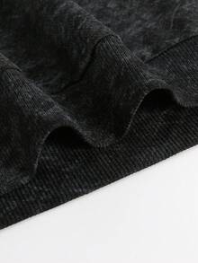 1PC Boy Cool Street Hip - Hop Pattern Sweatshirt, And Eye - Catching, Essential For Hip - Hop - Themed Parties In Spring And Autumn - Black - View 5